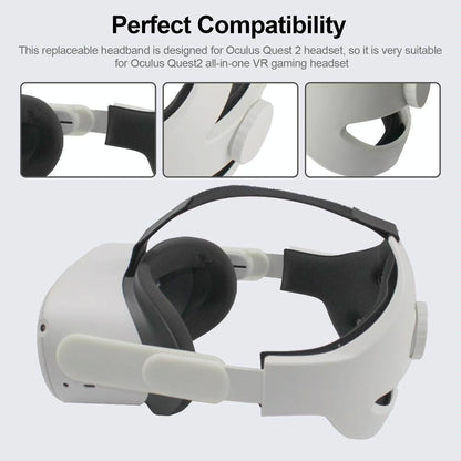 Comfortable Vr Headband For Oculus Quest 2 - Lightweight-1964932224994381825