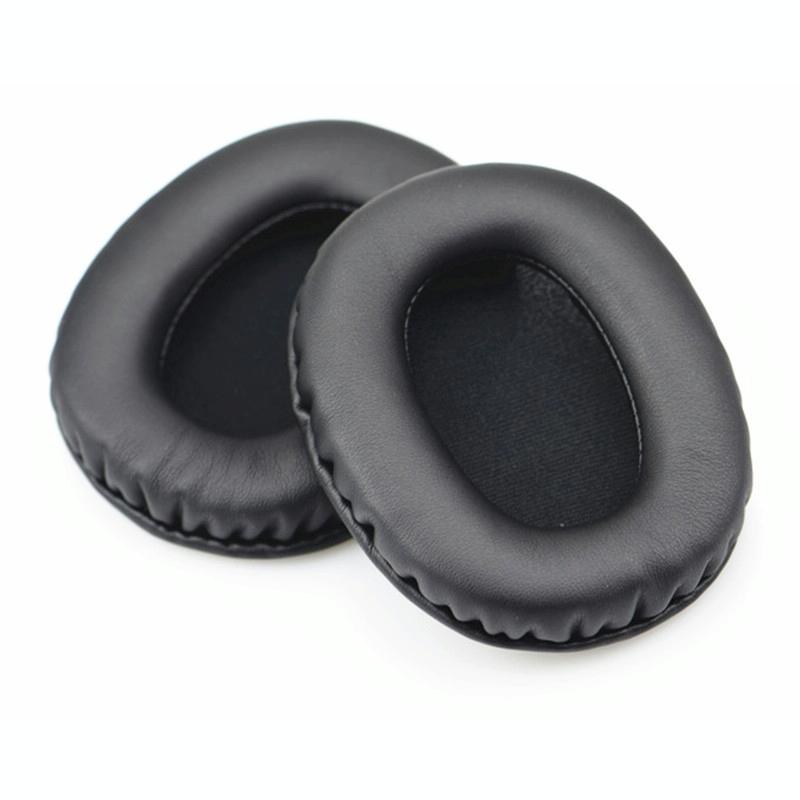 2-Pack Leather Headphone Covers For Edifier W800Bt / W808Bt / K800 / K830 / K815P - Black-1915196849459957765