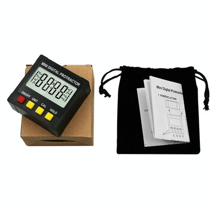 Digital Inclinometer Protractor With Magnetic Angle Ruler-1915198068286951426