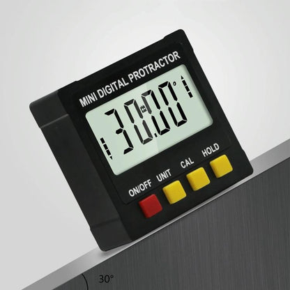 Digital Inclinometer Protractor With Magnetic Angle Ruler-1915198068286951433