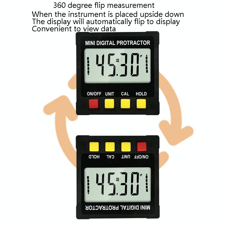 Digital Inclinometer Protractor With Magnetic Angle Ruler-1915198068286951430