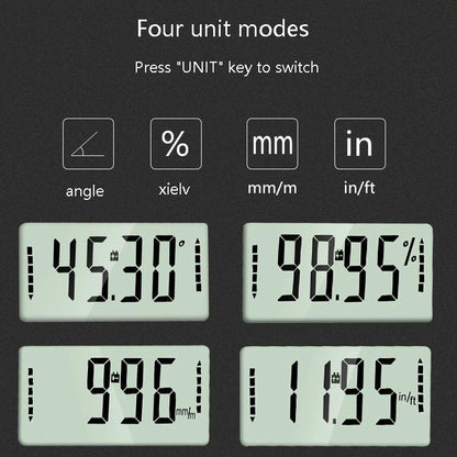 Digital Inclinometer Protractor With Magnetic Angle Ruler-1915198068286951431