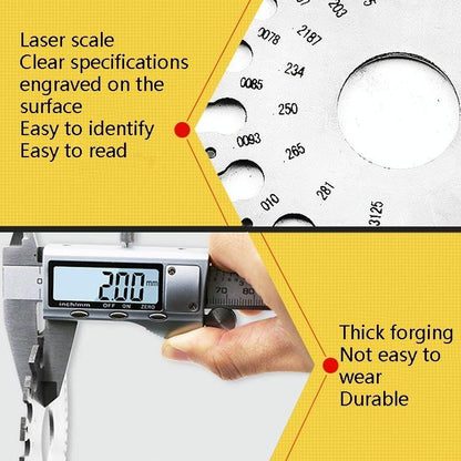 Stainless Steel Welding Gauge For Thickness And Inspection-1915197111255830534