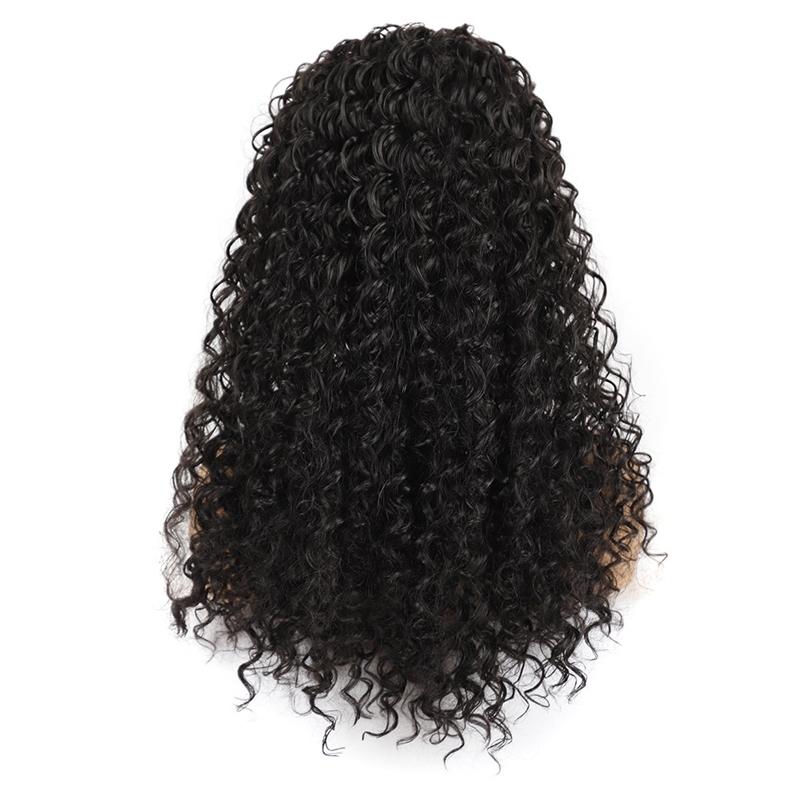 1B O Volume Hairband Wig Headgear - Sleek Black-1915198354988601349