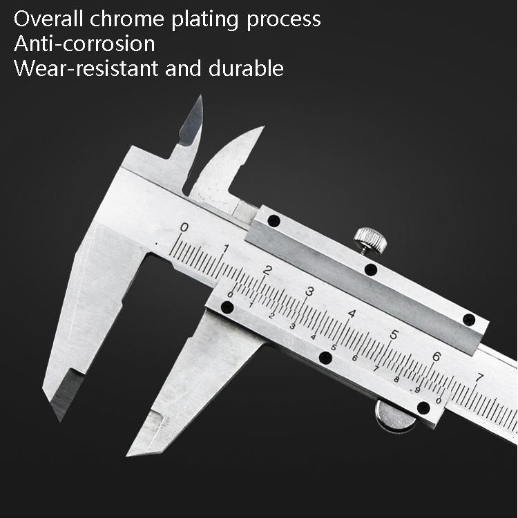 Precision Carbon Steel Vernier Caliper - 0-150Mm - 4-In-1 Measuring Tool-1915198336944705539