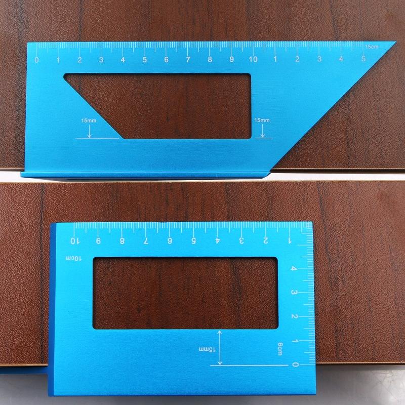 Multi-Function T-Shaped Marking Gauge For Woodworking - Aluminum Alloy-1915196691439554563