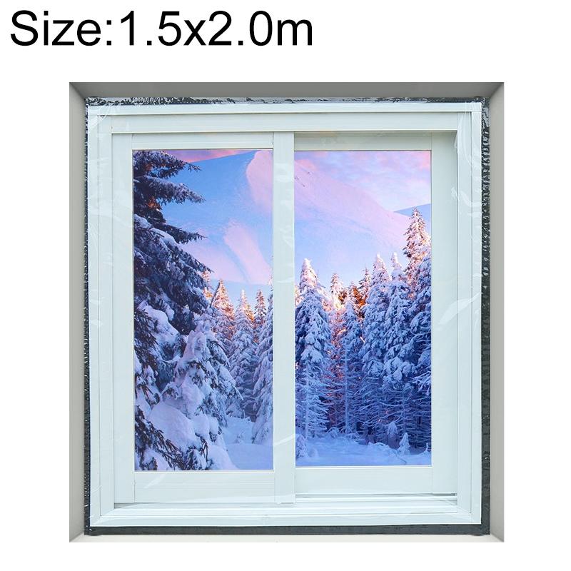 Double-Layer Insulation Film For Indoor Windows - Windproof Soundproof Warm - 1.5X2.0M-1915197873117597703