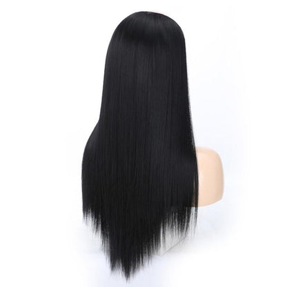 U-Shaped Long Straight Half Wig Headgear - No Code-1915198365415641090