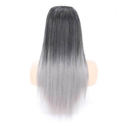 U-Shaped Long Straight Half Wig - 1Bt0906 2 - Us-1915197858521419779