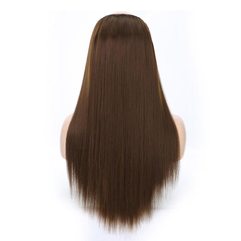U-Shaped Long Straight Half Wig Headgear In 8 Colour Options-1915197040892186627