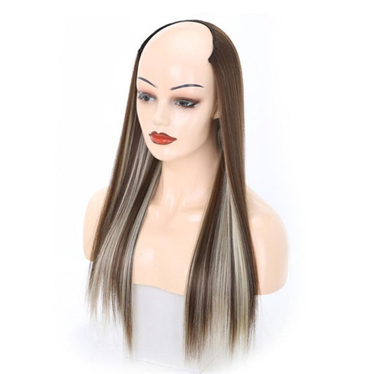 10 U Shaped Half Wig - Long Straight Headgear In 8H613 Colour-1915198408075907073