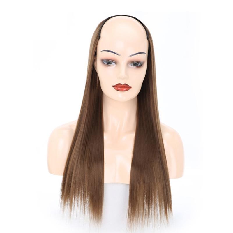 U-Shaped Half Wig - Long Straight - Colour 11.Us 12-1915198011923894272