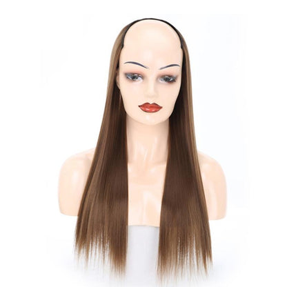 U-Shaped Half Wig - Long Straight - Colour 11.Us 12-1915198011923894276