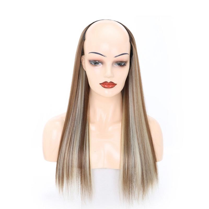 U-Shaped Long Straight Half Wig - 12H613 Colour-1915197876410126336