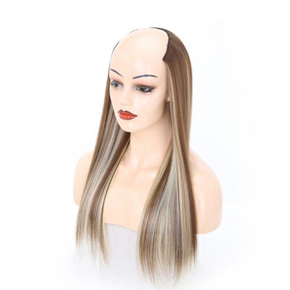 U-Shaped Long Straight Half Wig - 12H613 Colour-1915197876410126337