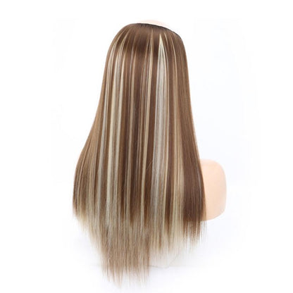 U-Shaped Long Straight Half Wig - 12H613 Colour-1915197876410126338