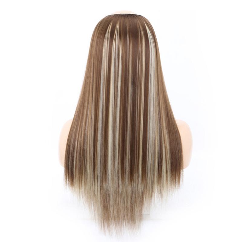 U-Shaped Long Straight Half Wig - 12H613 Colour-1915197876410126339