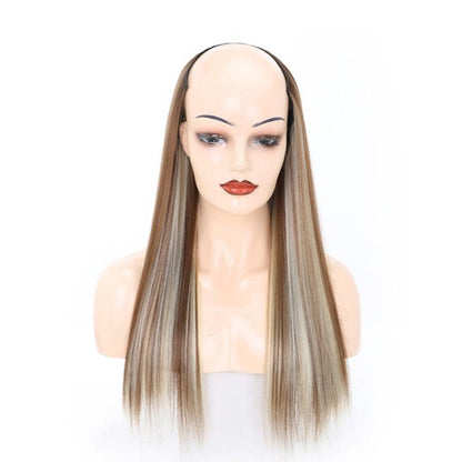 U-Shaped Long Straight Half Wig - 12H613 Colour-1915197876410126340