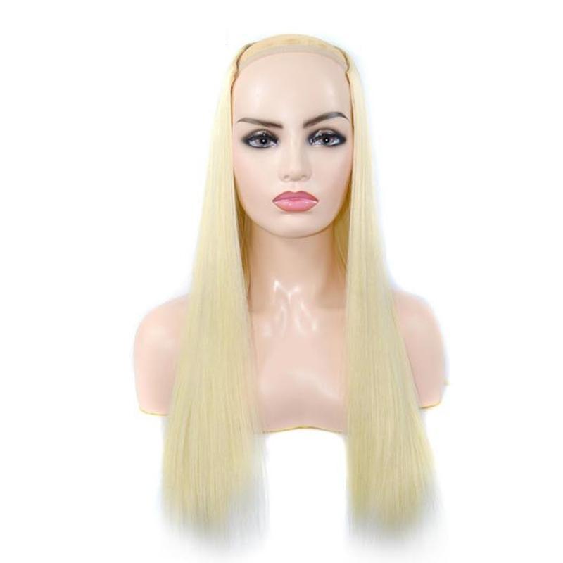 15 / 613 U-Shaped Long Straight Half Wig-1915197666845921280
