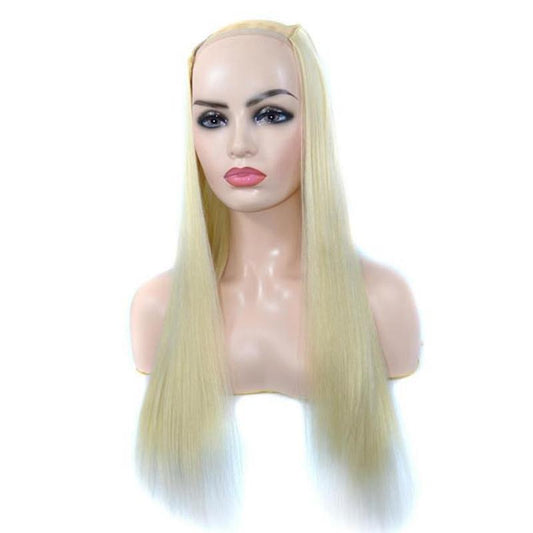 15 / 613 U-Shaped Long Straight Half Wig-1915197666845921281