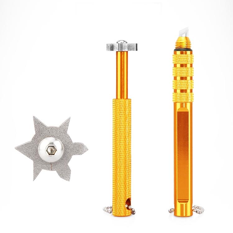 Flat Knife Golf Club Groove Cleaner - For A Clean Face-1915198333668954114