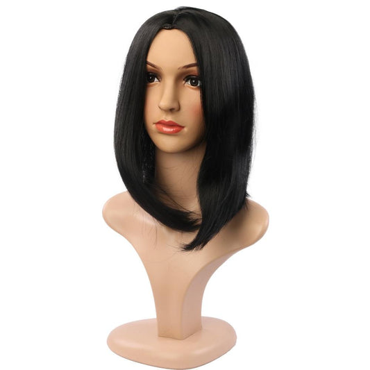 Women Short Synthetic Bobo Hair Cover-1915198296780050433