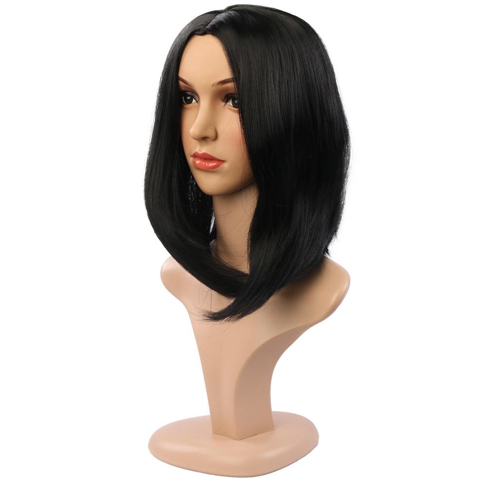 Women Short Synthetic Bobo Hair Cover-1915198296780050437