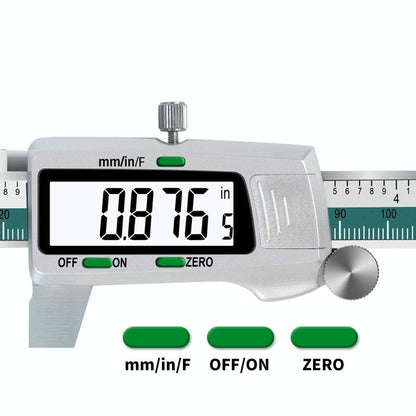 Digital Display Vernier Caliper - 0-150Mm Stainless Steel - Green-1915197423706312711