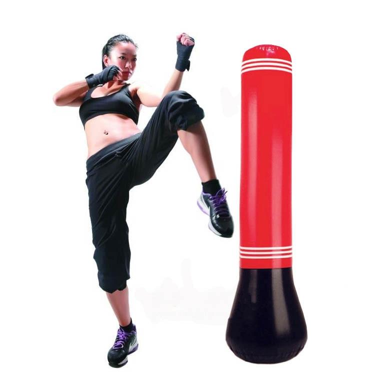 1.5M Inflatable Punching Bag For Adults And Children - Pvc Boxing Column Tumbler-1915197898455388160