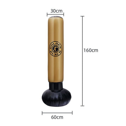 Vertical Inflatable Punching Bag Tumbler - Pvc Adult / Child 1.6M Height-1915197684067733508