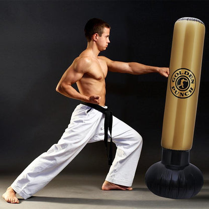 Vertical Inflatable Punching Bag Tumbler - Pvc Adult / Child 1.6M Height-1915197684067733509