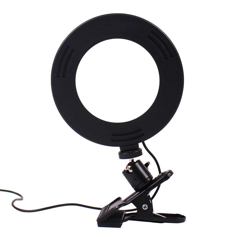 Adjustable 6 Led Ring Light With Strong Clip - 2M Desktop Computer Clip Light-1915198013538701314