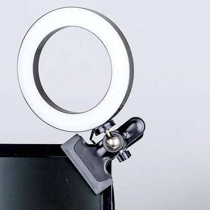 Adjustable 6 Led Ring Light With Strong Clip - 2M Desktop Computer Clip Light-1915198013538701320