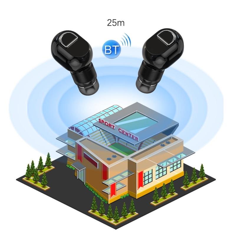 Mini Bluetooth Earphone With Hd Call - Black-1915197628040220678