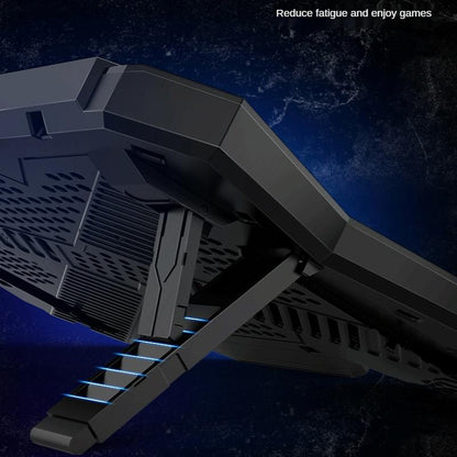 6-Fan Adjustable Rgb Laptop Cooling Base-1915198131620941831