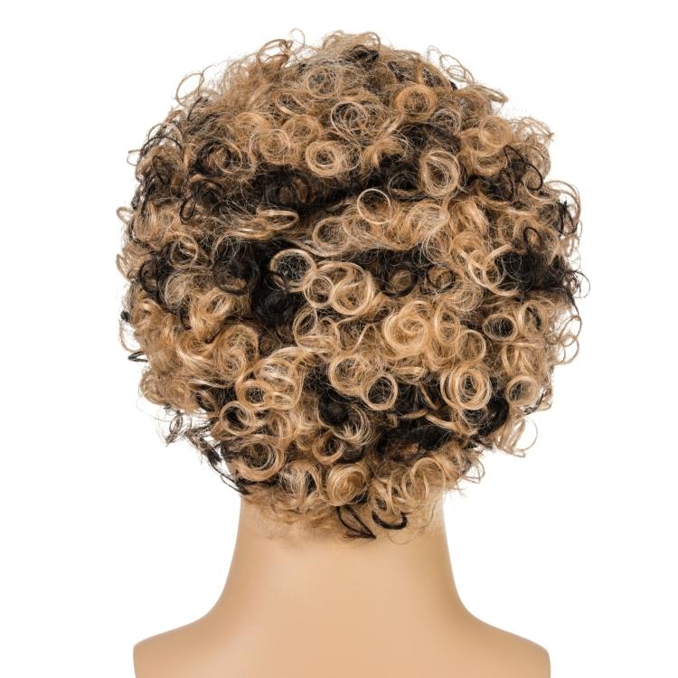 Curly Men Wig - Synthetic Fiber-1915196840035356674