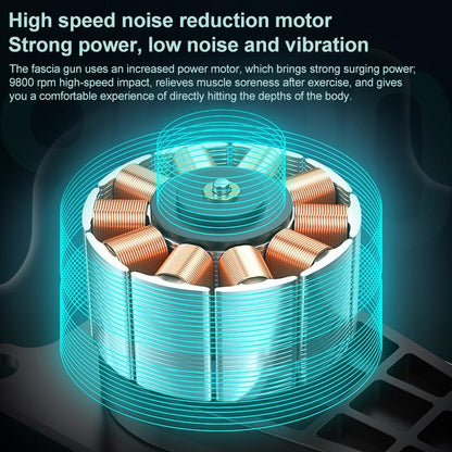 Flagship Model 6 Gears Fascia Massage Gun For Muscle Relaxation-1915197996681793538