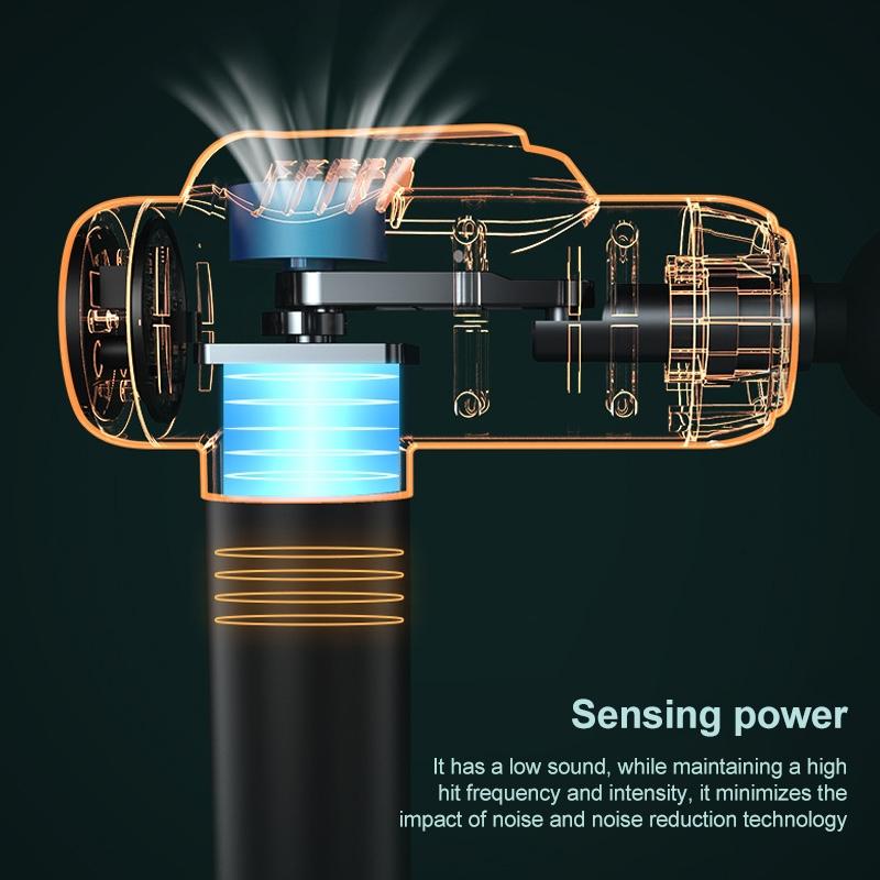 Flagship Model 6 Gears Fascia Massage Gun For Muscle Relaxation-1915197996681793539