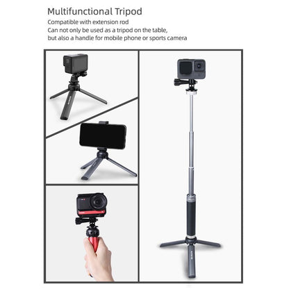 Aluminum Alloy Mini Tripod For Insta360 Go Dji Action And Gopro-1915197632767201284