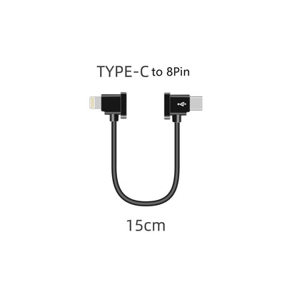15Cm Type C To 8 Pin Cable For Dji Mavic Air 2S / Fpv Flight Glasses V2 / Mini 2 / Pocket 2 Mobile Devices-1915198318032588801
