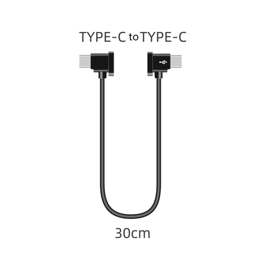 30Cm Type C To Type C Cable For Dji Mavic Air 2S / Fpv Flight Glasses V2 / Mini 2 / Pocket 2-1915197446229725185