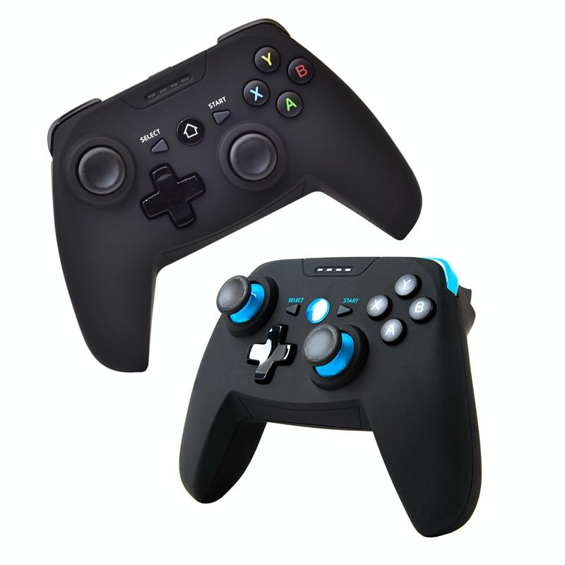 Wireless Game Controller For Android / Ios / Pc / Ps3 - 2.4Ghz & Bluetooth 4.0 - Blue-1915197532955348993