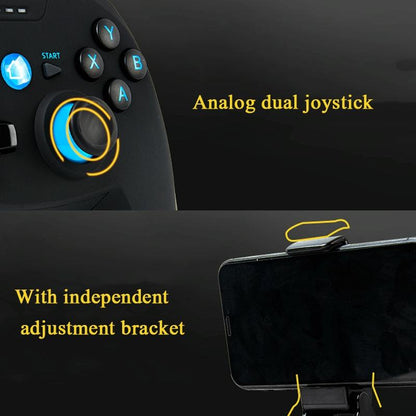 Wireless Game Controller For Android / Ios / Pc / Ps3 - 2.4Ghz & Bluetooth 4.0 - Blue-1915197532955348997