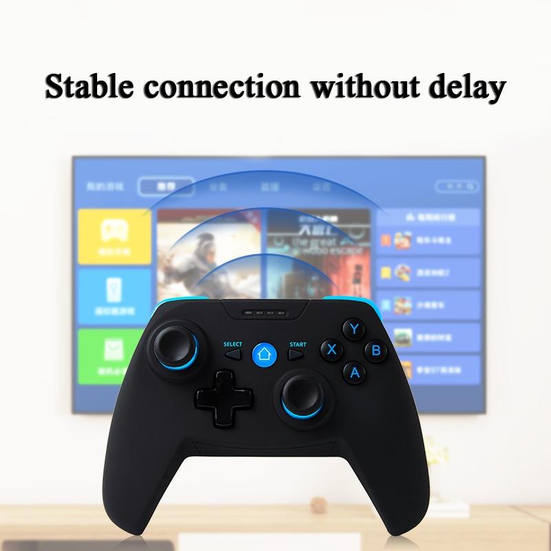 Wireless Game Controller For Android / Ios / Pc / Ps3 With Bluetooth 4.0 & Bracket - Blue-1915197653088604163