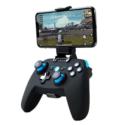 Wireless Game Controller For Android / Ios / Pc / Ps3 With Bluetooth 4.0 & Bracket - Blue-1915197653088604166