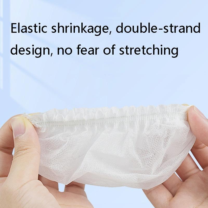 50 Pairs Disposable Earphone Covers - Non-Woven Black-1915196880518778882