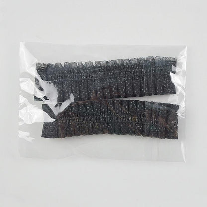 50 Pairs Disposable Earphone Covers - Non-Woven Black-1915196880518778885