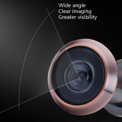 2-Pack Wide-Angle Security Door Viewer - Anti-Tiny Hd Glass Lens - 200 Degree - Red Bronze-1915197986229587971