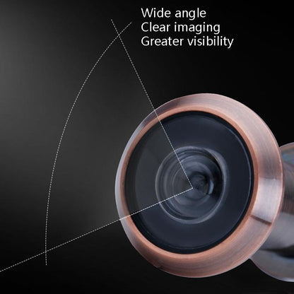 2-Pack Wide-Angle Security Door Viewer - 200 Degree Hd Glass Lens Anti-Tiny Red Bronze-1915197272430350339