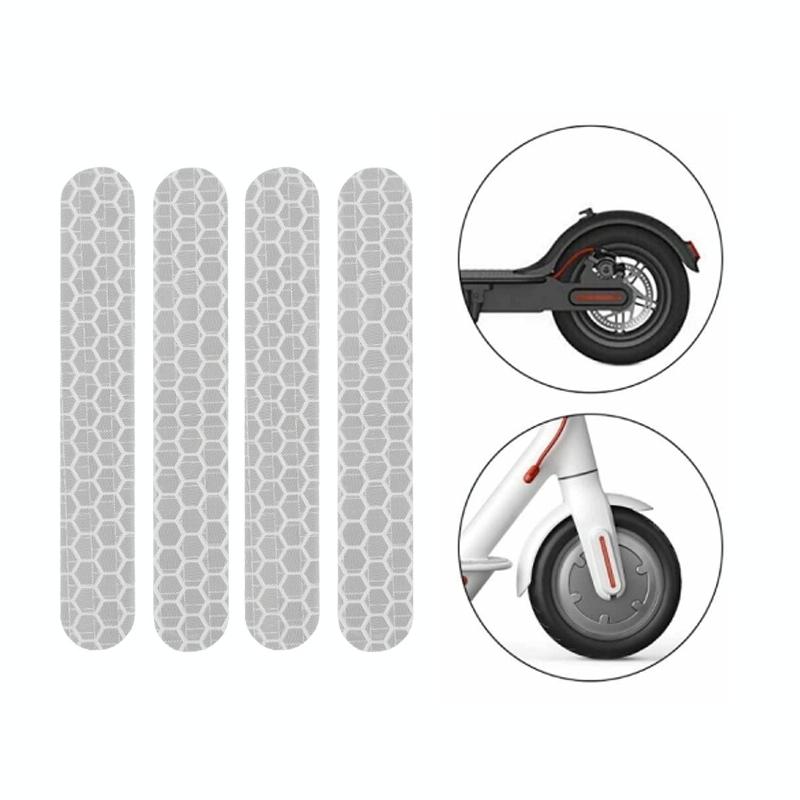 Reflective Stickers For Ninebot Max G30 Scooter - White-1964932296326909956